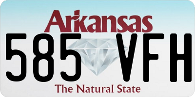 AR license plate 585VFH