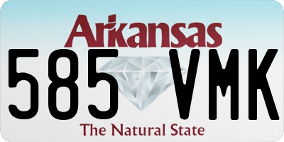 AR license plate 585VMK
