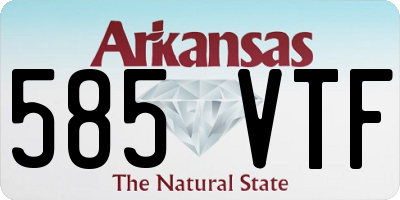 AR license plate 585VTF