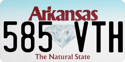 AR license plate 585VTH