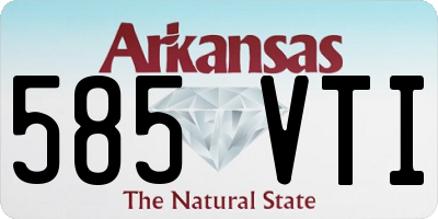 AR license plate 585VTI