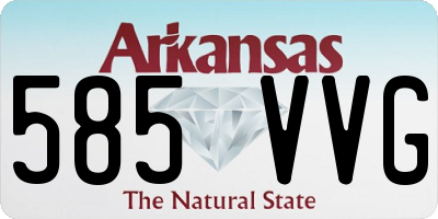 AR license plate 585VVG