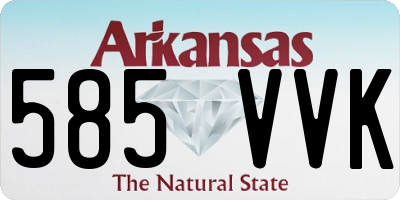 AR license plate 585VVK