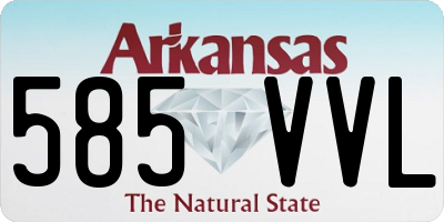 AR license plate 585VVL