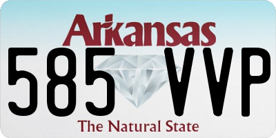 AR license plate 585VVP