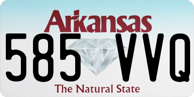 AR license plate 585VVQ