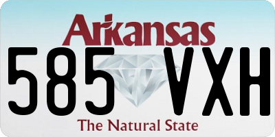 AR license plate 585VXH