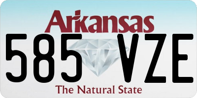AR license plate 585VZE