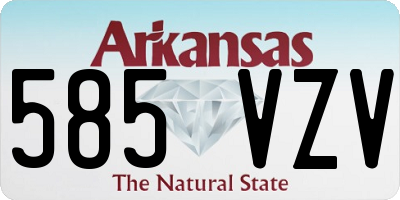 AR license plate 585VZV
