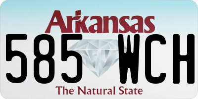 AR license plate 585WCH