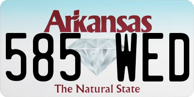 AR license plate 585WED