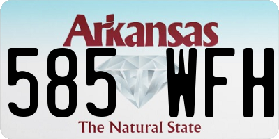 AR license plate 585WFH