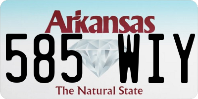 AR license plate 585WIY