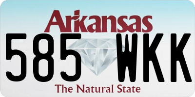 AR license plate 585WKK