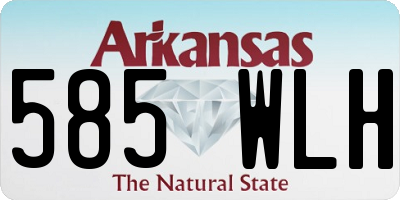 AR license plate 585WLH