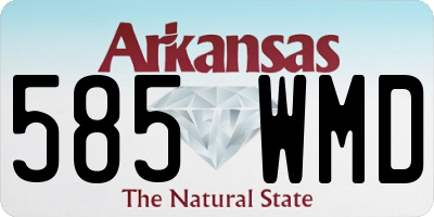 AR license plate 585WMD