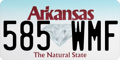AR license plate 585WMF