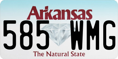 AR license plate 585WMG