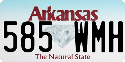 AR license plate 585WMH