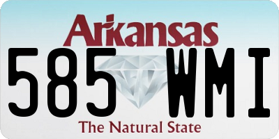 AR license plate 585WMI