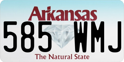 AR license plate 585WMJ
