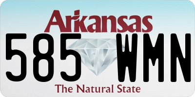 AR license plate 585WMN