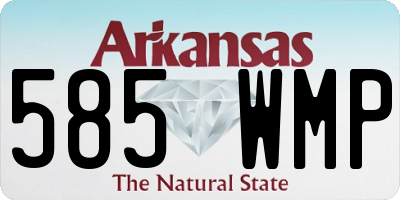 AR license plate 585WMP