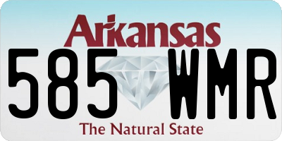 AR license plate 585WMR