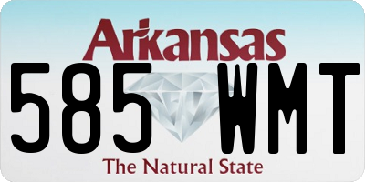 AR license plate 585WMT