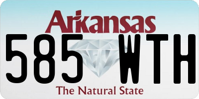 AR license plate 585WTH