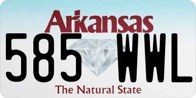 AR license plate 585WWL