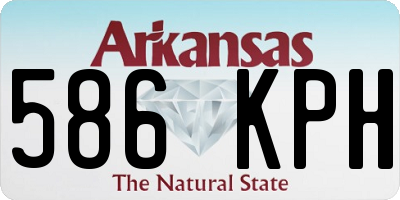 AR license plate 586KPH