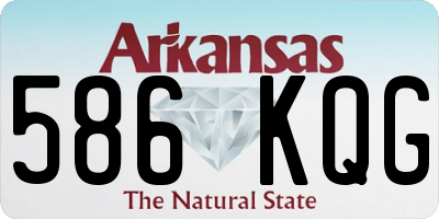 AR license plate 586KQG
