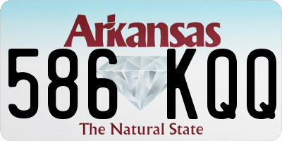 AR license plate 586KQQ