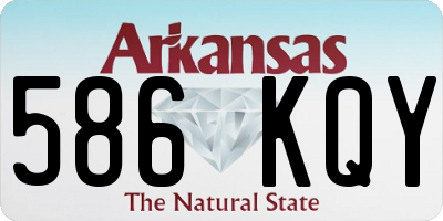 AR license plate 586KQY