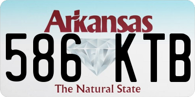 AR license plate 586KTB