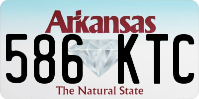 AR license plate 586KTC
