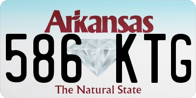 AR license plate 586KTG