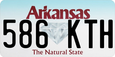 AR license plate 586KTH