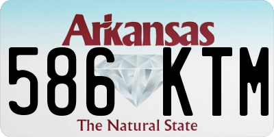 AR license plate 586KTM