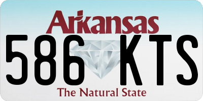 AR license plate 586KTS