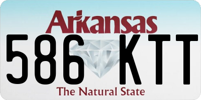 AR license plate 586KTT