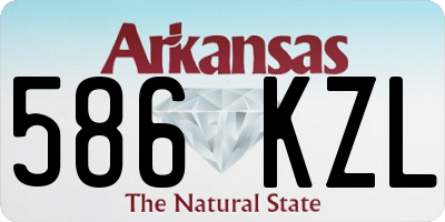 AR license plate 586KZL