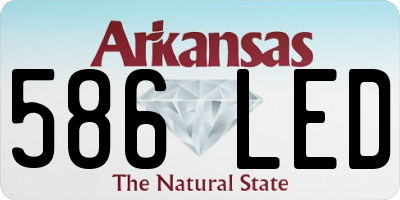 AR license plate 586LED