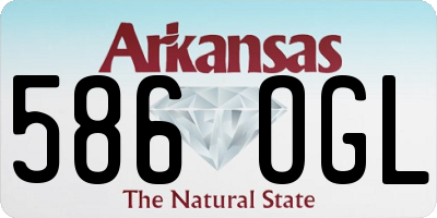 AR license plate 586OGL