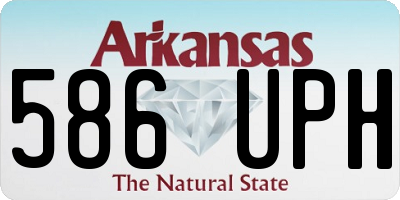 AR license plate 586UPH