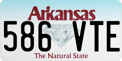 AR license plate 586VTE