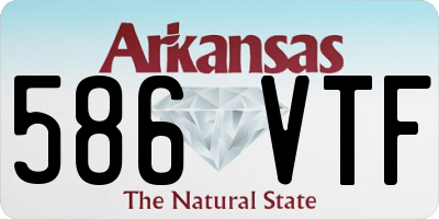 AR license plate 586VTF