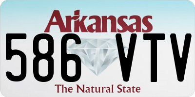 AR license plate 586VTV
