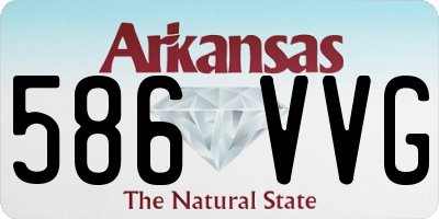 AR license plate 586VVG
